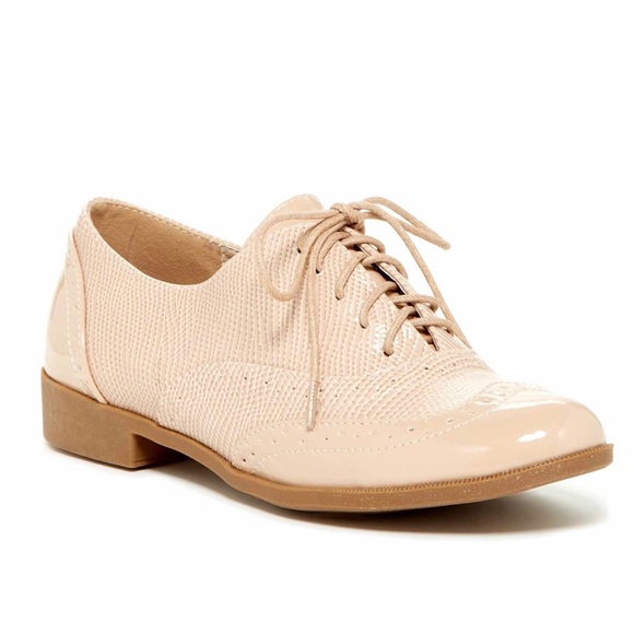 Nature Breeze Shoes - Oxford Beige Flats